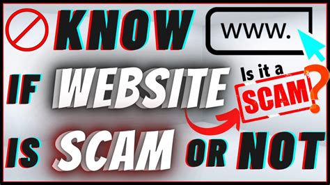 How to Recognize a Scam Website